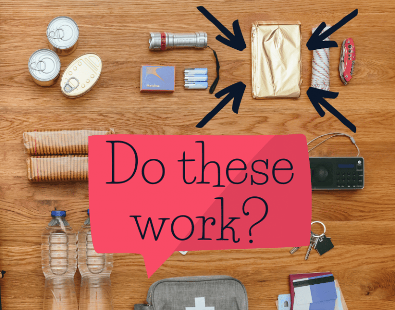 Do space blankets work? (or are they money down the drain)