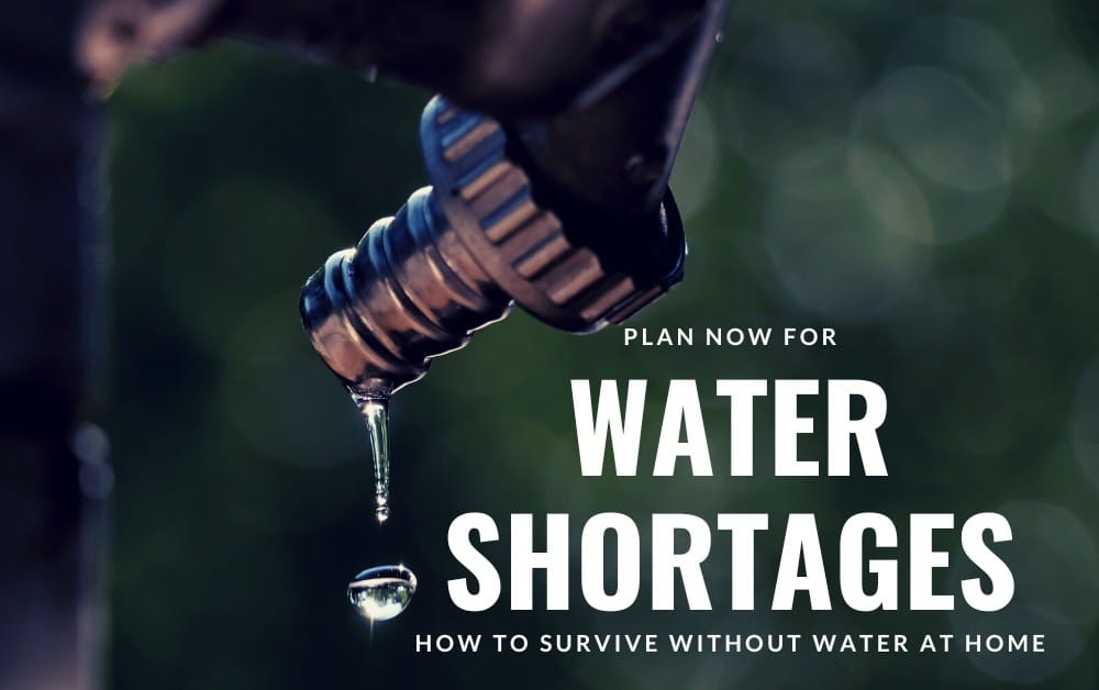 How to survive without water at home (5 strategies for water shortages)